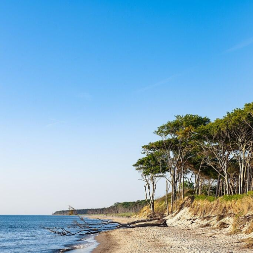 Coastal scenery on Darß