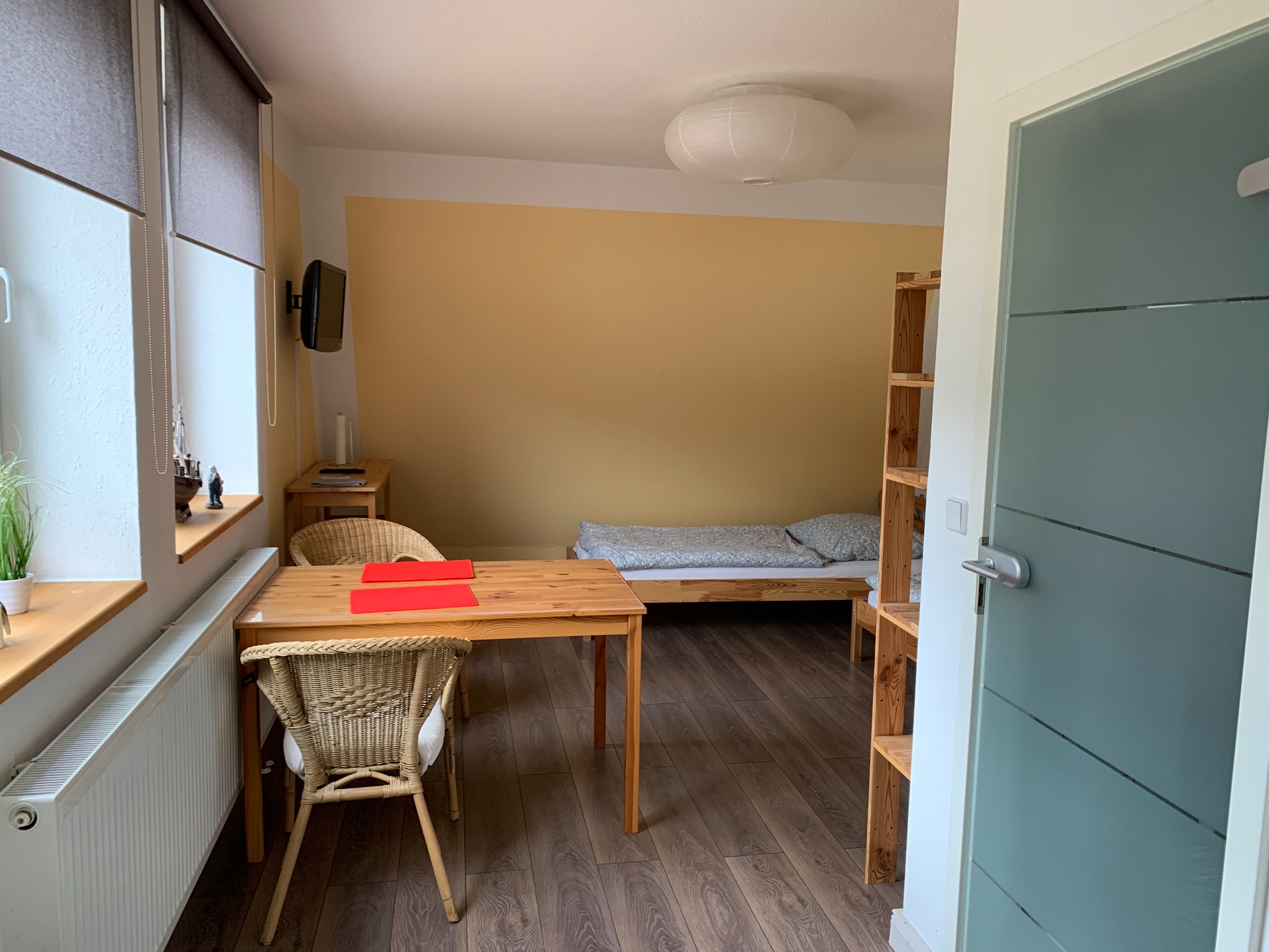 Room seating and dining area