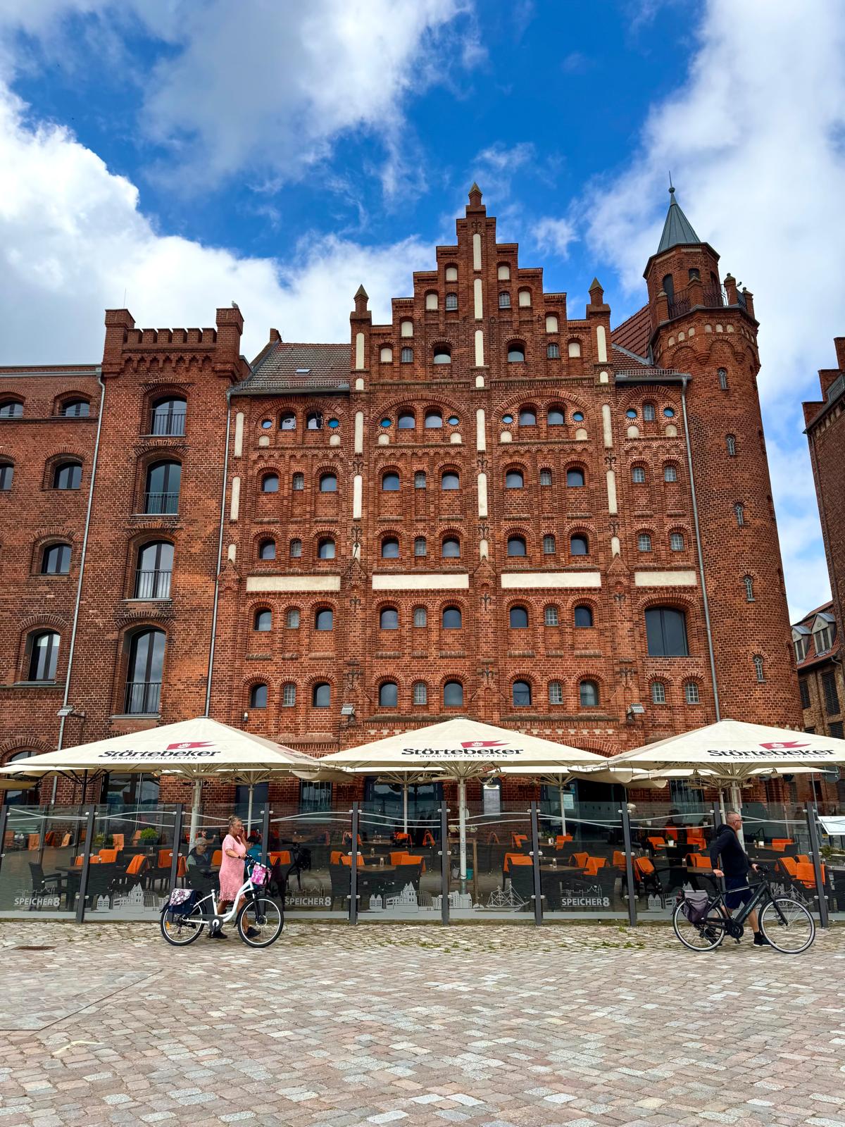Historic brick facade in Stralsund